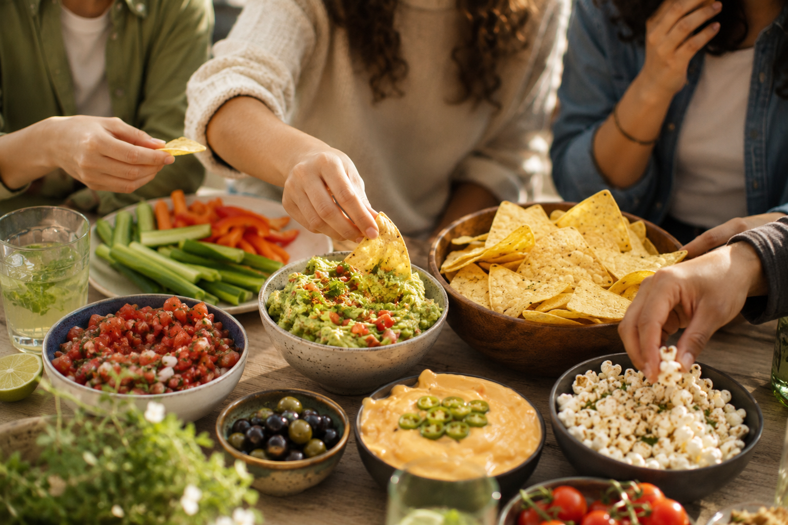 Food and beverage sharing experience