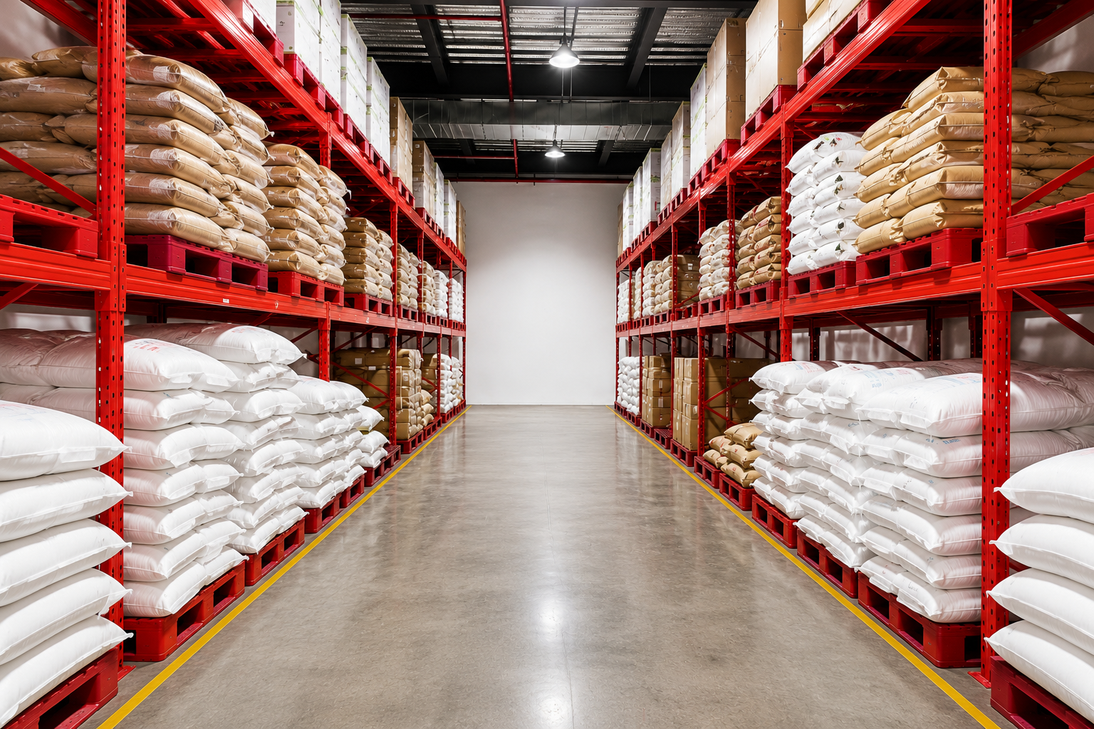 ESSENSOS raw materials and storage
